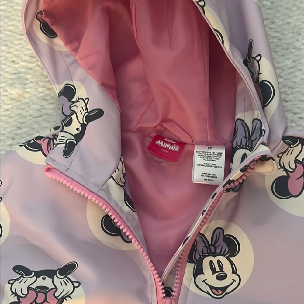 Pink Minnie Mouse Hooded Jacket